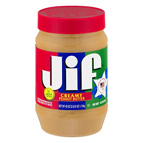 Book Cover Jif Creamy Peanut Butter, 48 Ounce, 2 Count