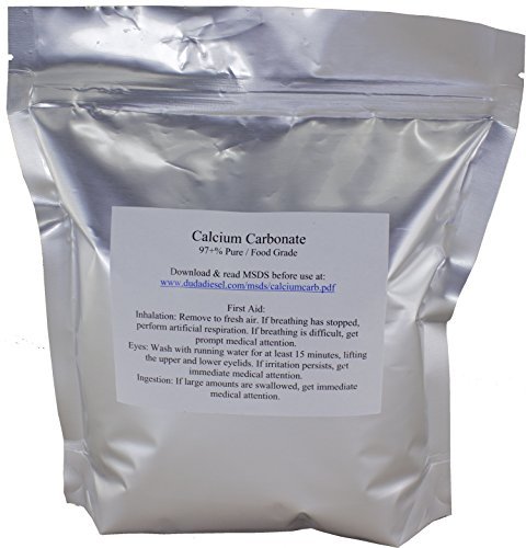 Book Cover Duda Energy FGcc1f Food Grade 97+% Calcium Carbonate from Ground Limestone, 1 lb. 1 Pound (Pack of 1)