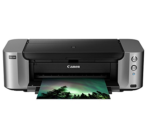 Book Cover Canon Pixma Pro-100 Wireless Color Professional Inkjet Printer with Airprint and Mobile Device Printing