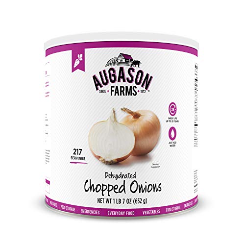 Book Cover Augason Farms Dehydrated Chopped Onions #10 Can, 23 oz by Augason Farms