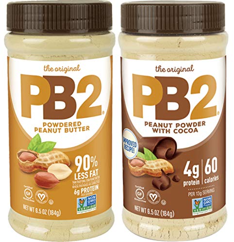 Book Cover PB2 Bell Plantation Powdered Peanut Butter and with Premium Chocolate, 6.5 Ounce (Pack of 2)