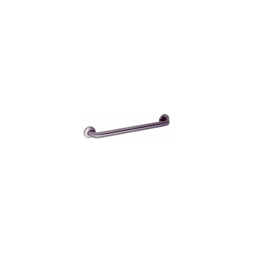 Book Cover Bobrick 5806x42 304 Stainless Steel Straight Grab Bar with Concealed Mounting and Snap Flange, Satin Finish, 1-1/4