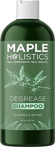 Book Cover Degrease Shampoo for Oily Hair Care - Clarifying Shampoo for Oily Hair and Oily Scalp Care - Deep Cleansing Shampoo for Greasy Hair and Scalp Cleanser for Build Up with Essential Oils for Hair