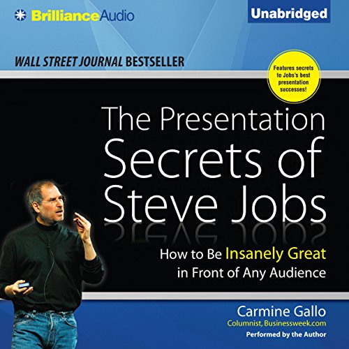 Book Cover The Presentation Secrets of Steve Jobs: How to Be Insanely Great in Front of Any Audience