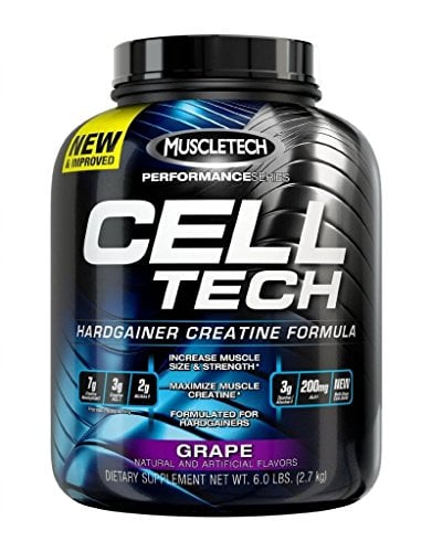 Book Cover Muscletech Cell-Tech Hardcore, Grape, 6 lbs, Cell Tech