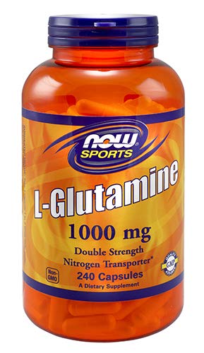 Book Cover Now Foods L-Glutamine 1000 mg - 240 Capsules