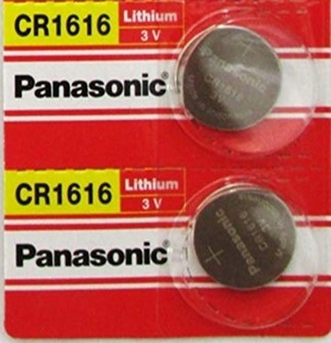 Book Cover Panasonic Battery - 2 Pieces- CR1616 3V 3 Volt Lithium Coin Size Battery