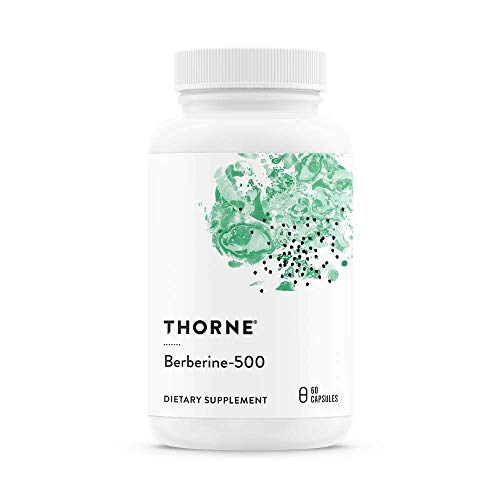 Book Cover Thorne Research - Berberine-500 - Botanical Compound To Support Blood Sugar Metabolism - 60 Capsules