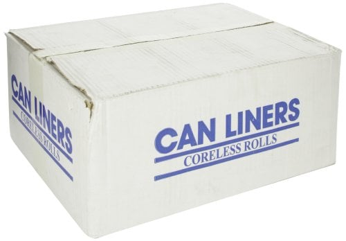 Book Cover Spectrum CP386017N HDPE Institutional Trash Can Liner, 60 Gallon Capacity, 60
