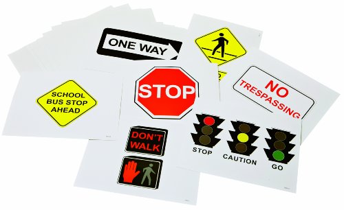 Book Cover Community Safety Signs Set of 32