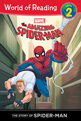 Book Cover Amazing Spider-Man: Story of Spider-Man (Level 2), The: The Story of Spider-Man (World of Reading: Level 2)