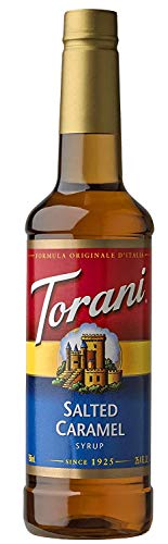 Book Cover Torani Syrup, Salted Caramel, 25.4 Ounce (Pack of 1)