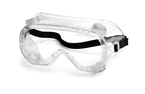 Book Cover Gateway Safety 32392 Traditional Technician Splash Safety Goggle, 390 Cap Vent, Clear Anti-Fog Lens