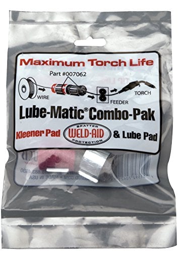 Book Cover Weld-Aid 007062 Lube-Matic Combo-Paks, One Red Wire Pad/One Black Lube Pad