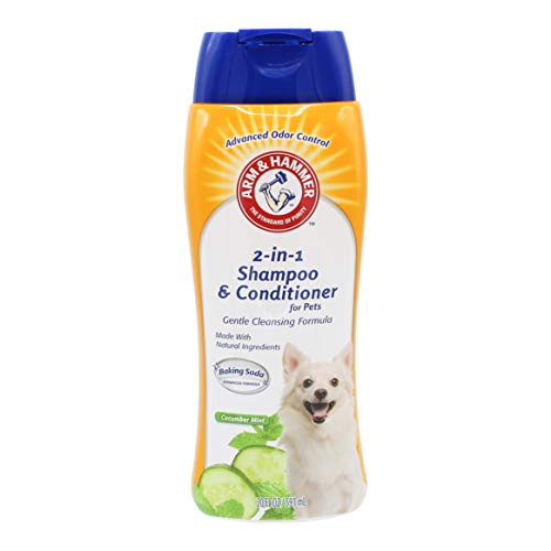 Book Cover Arm & Hammer 2-In-1 Shampoo & Conditioner for Dogs | Dog Shampoo & Conditioner in One | Cucumber Mint, 20 Ounces