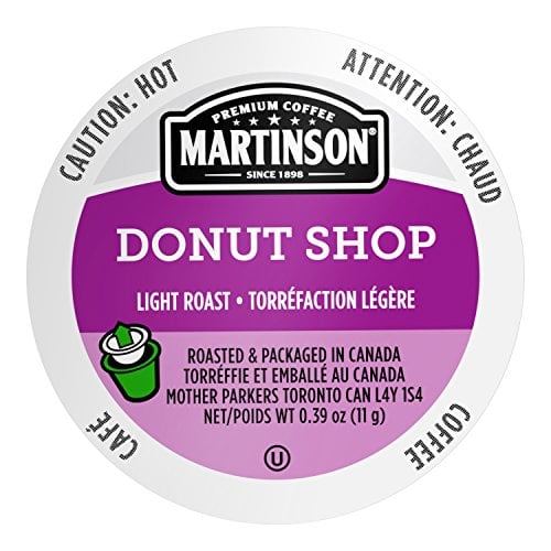 Book Cover Martinson Single Serve Coffee Capsules, Donut Shop, Compatible with Keurig K-Cup Brewers, 24 Count