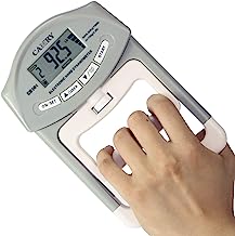 Book Cover CAMRY Digital Hand Dynamometer Grip Strength Measurement Meter Auto Capturing Hand Grip Power 200 Lbs / 90 Kgs