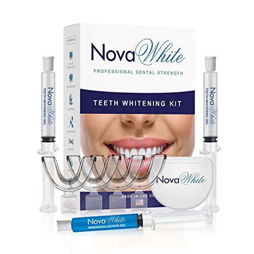 Book Cover Teeth Whitening Kit, 40+ Treatments of 36% Carbamide Peroxide, (4) Mouth Trays, Remineralization Gel, Teeth Whitening Tray Kit, Get Whiter Teeth At Home, Teeth Whitening System, Home Whitening Kit