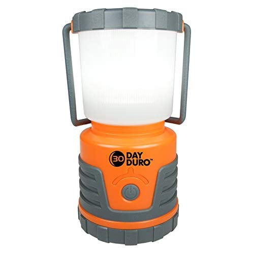 Book Cover UST 30-DAY Duro LED Portable 700 Lumen Lantern with Lifetime LED Bulbs and Hook for Camping, Hiking, Emergency and Outdoor Survival, Orange