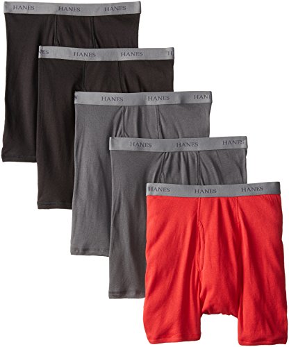 Book Cover Hanes Ultimate Men's 5-Pack Fashion Boxer Briefs