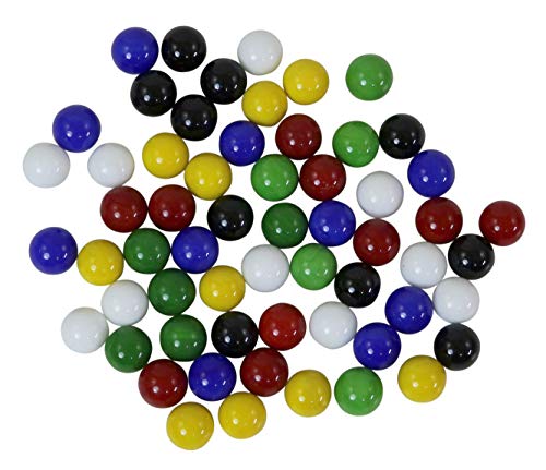 Book Cover Mega Marbles 14MM 60 Piece GAME REPLACEMENT CHINESE CHECKERS MARBLES