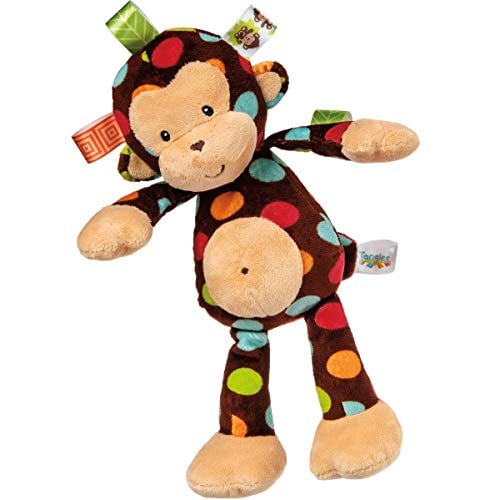 Book Cover Taggies Dazzle Dots Soft Toy, Monkey