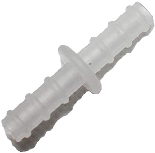 Book Cover Tubing Connector for Oxygen Tubing - Straight, Male to Male - 5 Pack