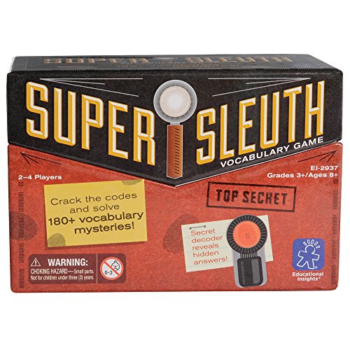 Book Cover Educational Insights Super Sleuth Vocabulary Game