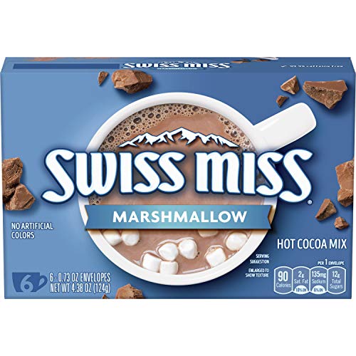 Book Cover Swiss Miss Hot Cocoa Mix with Marshmallow, 4.38 Ounce (Pack of 12)