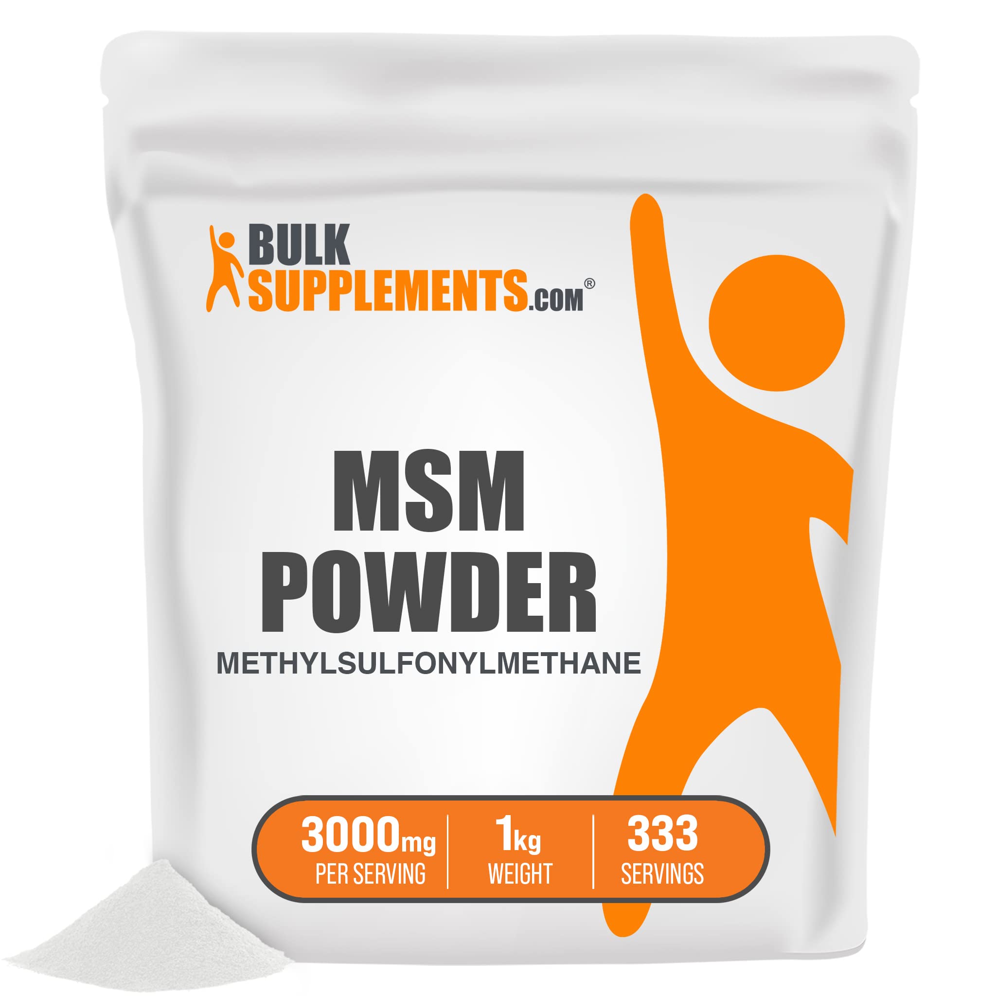 Book Cover BULKSUPPLEMENTS.COM MSM Powder - Methylsulfonylmethane - MSM Supplement, MSM Crystals Powder - 3000mg of MSM Pure Powder per Serving, Unflavored & Gluten Free (1 Kilogram - 2.2 lbs) 2.2 Pound (Pack of 1)