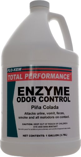 Book Cover Flo-Kem 11192 Enzyme Odor Eliminator with Pina Colada Fragrance, 1 Gallon