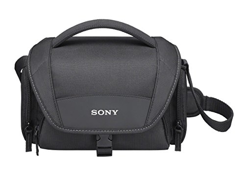 Book Cover Sony LCSU21 Soft Carrying Case for Cyber-Shot and Alpha NEX Cameras (Black)