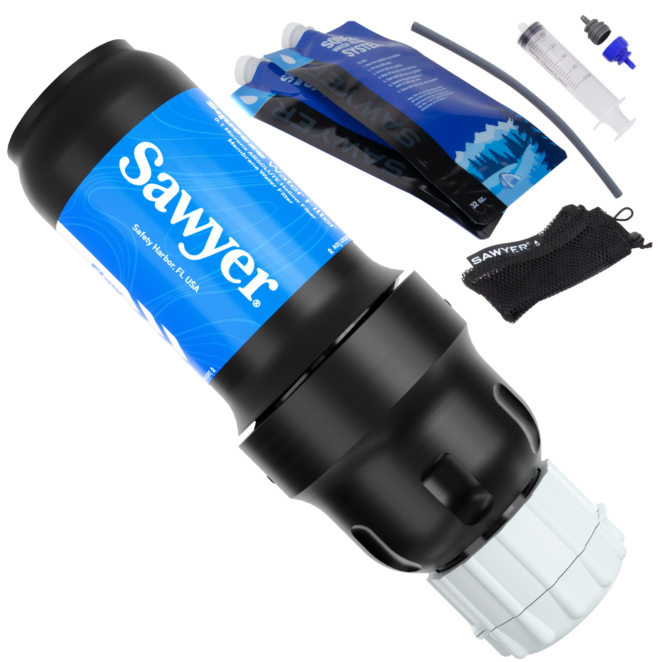 Book Cover Sawyer Products SP129 PointOne Water Filtration System with 32-Ounce Squeezable Pouch