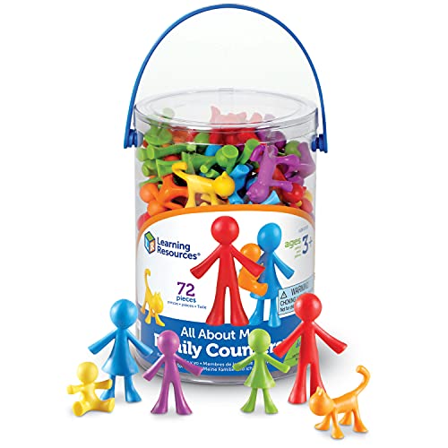 Book Cover Learning Resources All About Me - Family Counters, set of 72