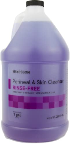 Book Cover McKesson Perineal Wash No-Rinse Cleanser, 1 Gallon Refill Bottle, # 53-28011 - Peri Wash Skin Cleaner (Formerly REPARA brand)