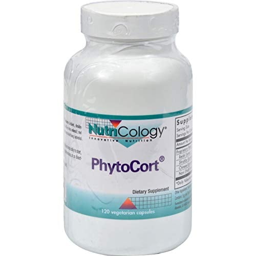 Book Cover NutriCology PhytoCort - 120 Vegetarian Capsules