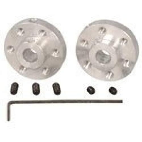 Book Cover Pololu 1083 Universal Aluminum MOUNTING HUB for 6mm Shaft Pair, 4-40 Holes