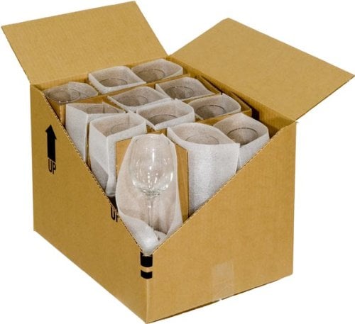 Book Cover EcoBox Glass Pack Moving Kit, Pack of 2 EcoBox(V-7381)