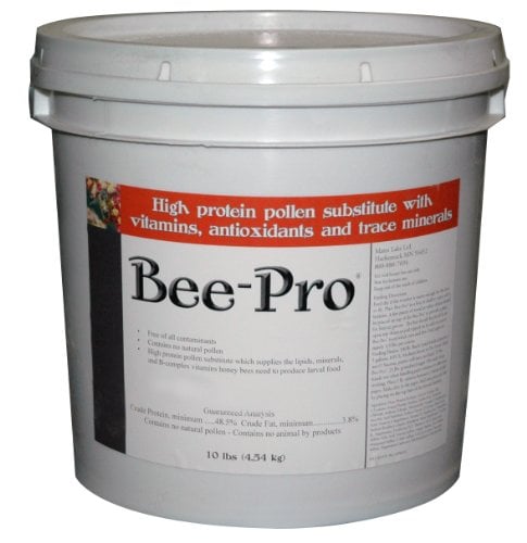 Book Cover Mann Lake FD200 Bee-Pro Pollen Substitute Pail, 10-Pound