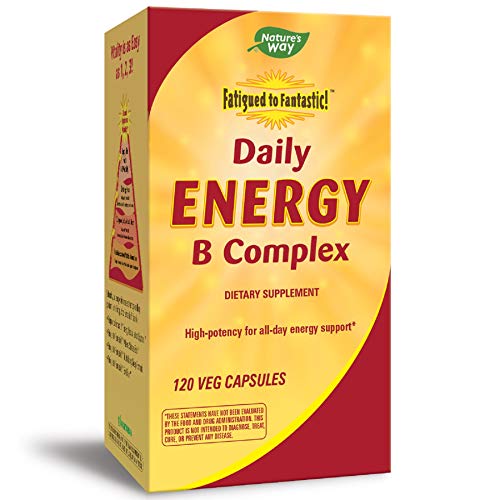 Book Cover Nature's Way Fatigued to Fantastic! Daily Energy B Complex, 120 Capsules