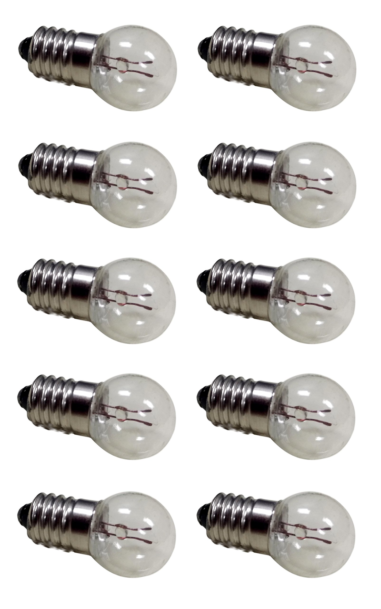 Book Cover Mini Lamps 3.8v, 0.2A - Pack of 10 Miniature Bulbs