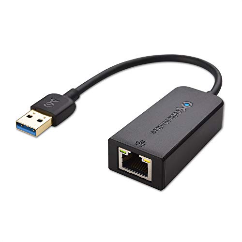 Book Cover Cable Matters USB to Ethernet Adapter (USB 3.0 to Ethernet) Supporting 10/100/1000 Mbps Ethernet Network in Black