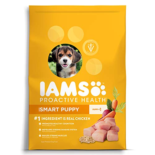 Book Cover Iams Proactive Health Smart Puppy Dry Dog Food Chicken, 30 Lb. Bag