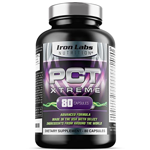 Book Cover PCT Xtreme - PCT Supplement for Men - 4 Week Course - Post Cycle Support Booster (80 Capsules)