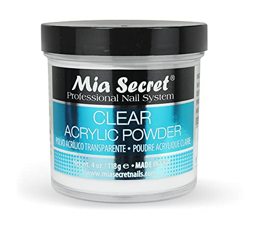 Book Cover Mia Secret Clear Acrylic Powder (4oz)