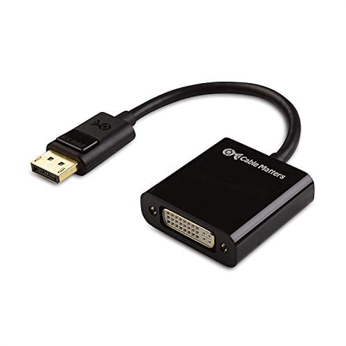 Book Cover Cable Matters DisplayPort to DVI Adapter (DP to DVI Adapter)