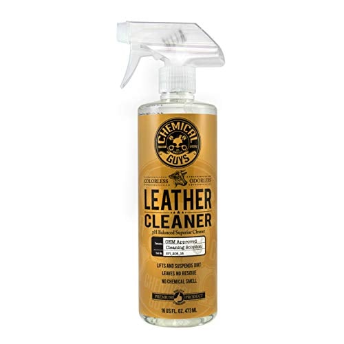 Book Cover Chemical Guys SPI_208_16 Colorless and Odorless Leather Cleaner (16 oz)
