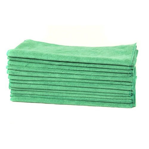 Book Cover Chemical Guys MIC_MGREEN_12 Workhorse Professional Grade Microfiber Towel, Green (16 in. x 16 in.) (Pack of 12)