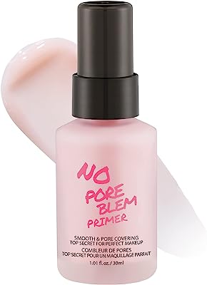 Book Cover TOUCH IN SOL No Pore Blem Primer, 1.01 fl.oz(30ml) - Face Makeup Primer, Big Pores Perfect Cover, Skin Flawless and Glowing, Instantly Smoothes Lines, Long Lasting Makeup's Staying