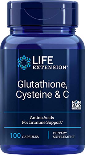 Book Cover Life Extension Europe Glutathione Cysteine and C Capsules, 100-Count